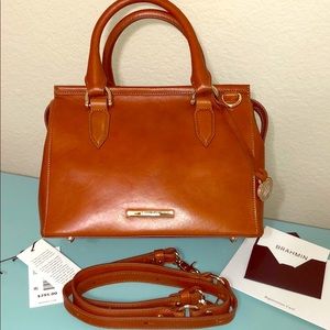 Brahmin Handbag with Crossbody strap & Dust Cover